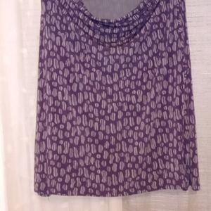 Blouse size 2X, Croft and Barrow, purple, Rayon